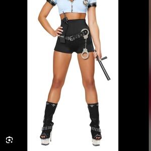 Chic Black High-Waisted Women Shorts